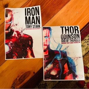 Iron Man and Thor Canvas Posters